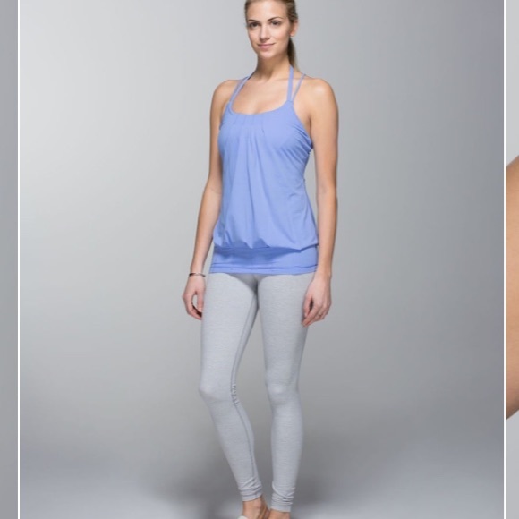 Lululemon flow & Go tank in lullaby size 6